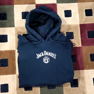 Men's Jack Daniel's Black Hoodie. Size 2XL